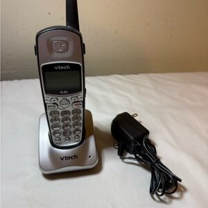 V tech Silver Cordless Phone with Charging Base